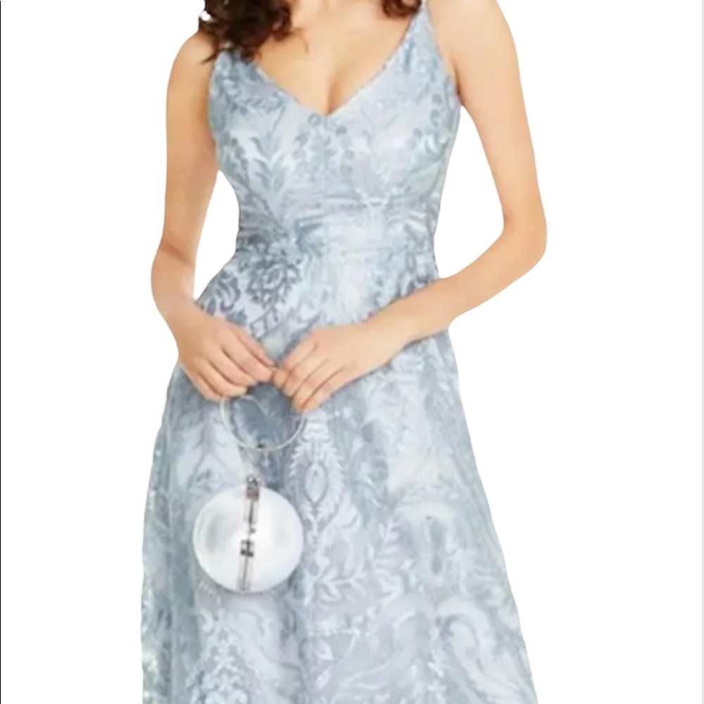 Say Yes to the Prom Mesh Maxi Evening Gown Size 9